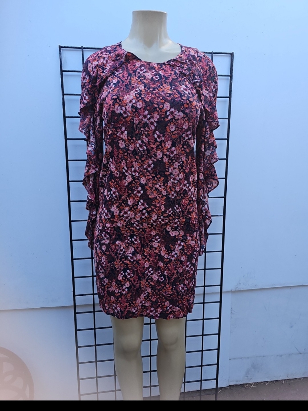 H&M Pink Floral Mini Dress